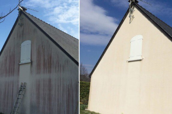 Nettoyage façade Cézac 33620 Gironde