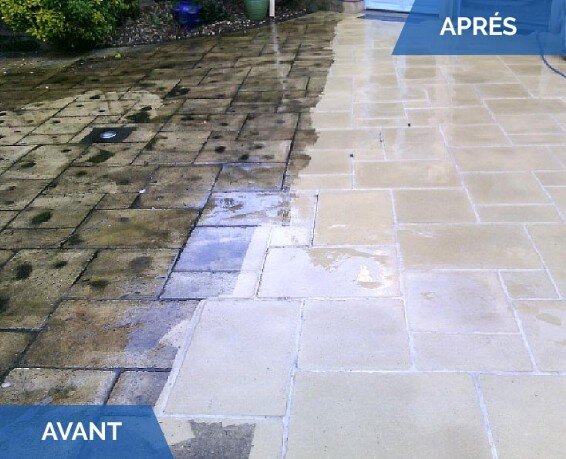 Nettoyage de terrasse Cézac 33620 Gironde